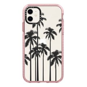 Black Summer Palm Tree iPhone 11 Case 🌴
